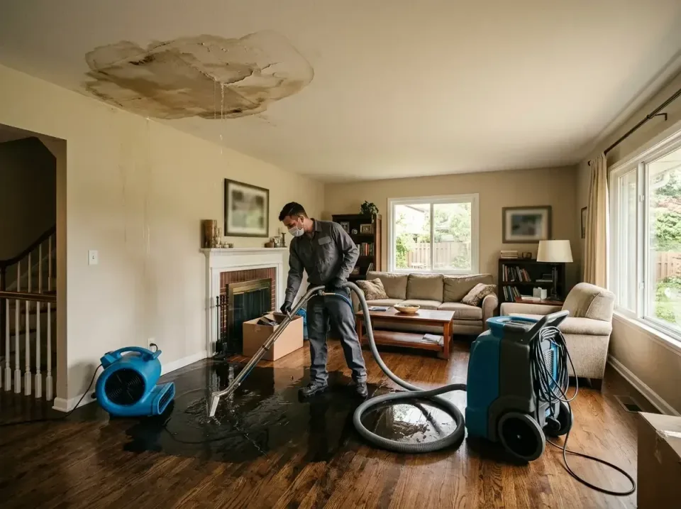 attic-pipe-burst-ceiling-drip-008 — frequently asked questions, Water Damage Restoration & Carpet Care in Mineral Springs, NC
